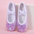 thumbnail image 6 of LvhaoGJOB Girls' Ballet Flats for Dance Class - Soft Flexible Sole, Elegant Design, 6 of 9