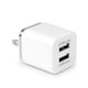 thumbnail image 4 of Cateissary UE enchufe 3.1A Universal 2 puertos USB de pared adaptador de viaje para Teléfono y Comunicación No.2, 4 of 6