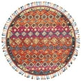 thumbnail image 2 of SAFAVIEH Aspen Jake Southwestern Wool Area Rug, Orange/Fuchsia, 10' x 14', 2 of 7