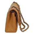 thumbnail image 4 of Pre-Owned CHANEL A01112 Beige Caviar Leather Matelassé 25 Shoulder Bag with Silver Hardware..., 4 of 10