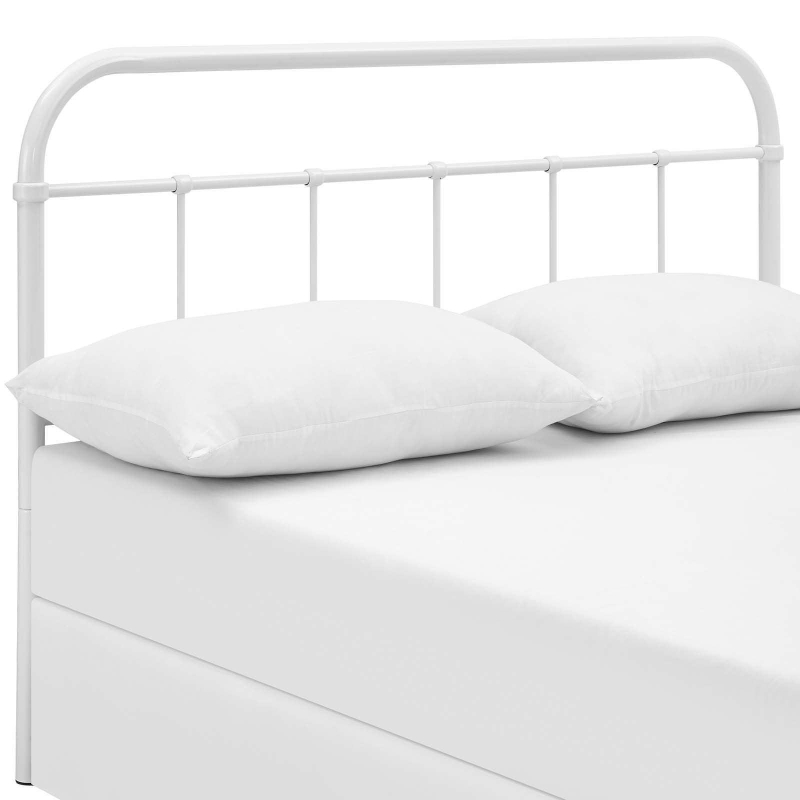 Mainstays Tempo Adjustable Metal, Mainstays Tempo Full Queen Metal Headboard White
