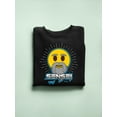 thumbnail image 3 of Sensei Emoji Dojo - Wise Master Retro Graphic Men's Sweatshirt, 3 of 4