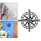 thumbnail image 5 of Brújula de pared decorativa de metal de 11 pulgadas, decoración para dormitorio, sala de , dormitorio, jardín, terraza, porche de oficina,, 5 of 9