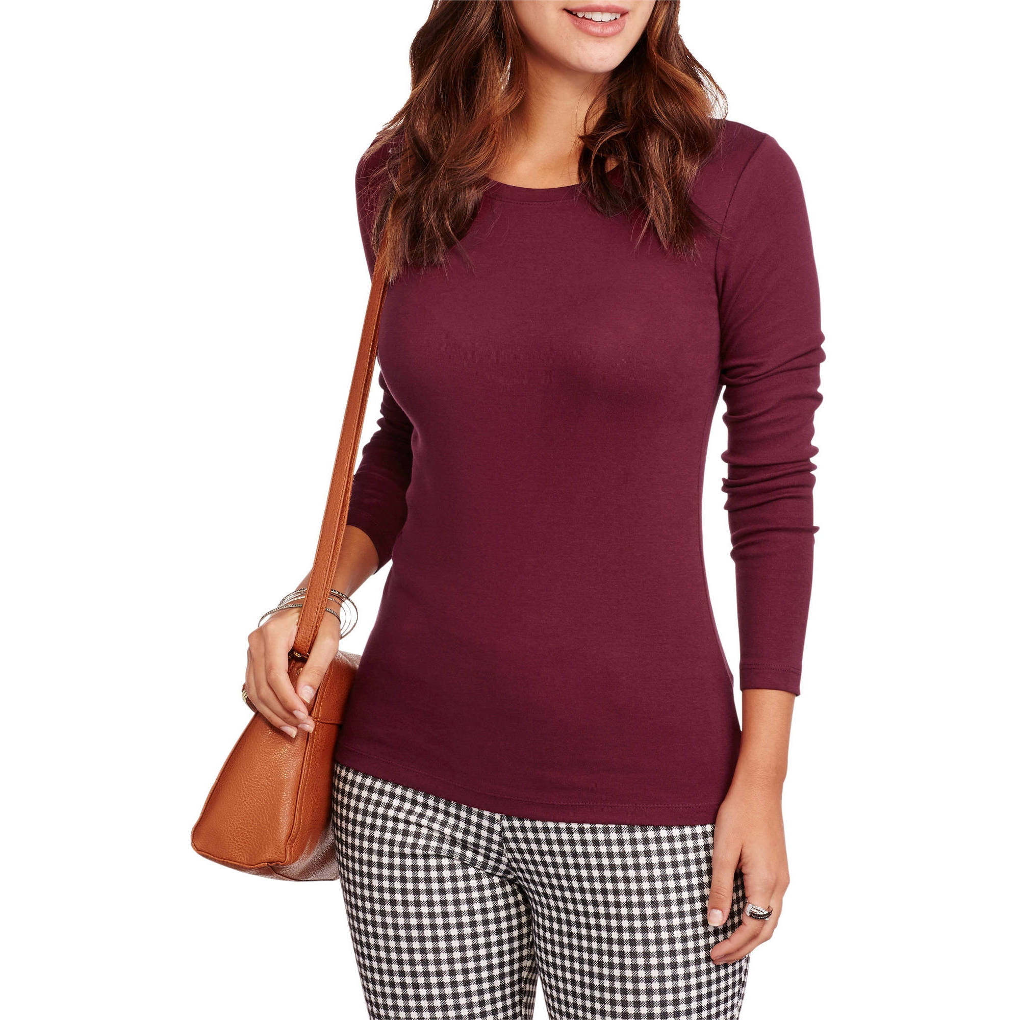 Essential Long Sleeve T-Shirt Walmart.com