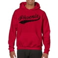 thumbnail image 4 of Phoenix Baseball Script - Hometown Pride, Pitcher Hoodie - X-Large - Red, 4 of 6