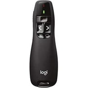 Logitech Wireless Presenter R400, Wireless Presentation Remote Clicker with 50 ft Red Laser Pointer 910-001356