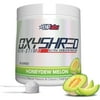 EHP Labs OxyShred Non Stimulant Pre Workout Powder - Stim Free Pre Workout, Caffeine Free Preworkout for Men & Women with L Glutamine & Acetyl L Carnitine - Honeydew Melon, 60 Servings