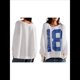 thumbnail image 2 of Camiseta con Gráfico de Números para Mujer, Sudadera de Larga con Cuello Redondo, Suéteres Extragrandes. M, 2 of 7