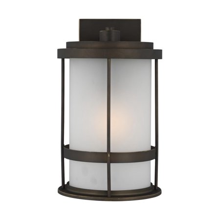 

13.5 inch 9.3W 1 Led Medium Outdoor Wall Lantern-Antique Bronze Finish-Led Lamping Type Bailey Street Home 73-Bel-4168711