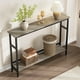 thumbnail image 4 of Yeshouse Mesas Consola Estrechas - Mesa de Sofá de 2 Niveles con Estilo Granja - Duradera y Estable, Perfecta para Entrada, Sala de Estar, Dormitorio, Pasillo, Pasillo, Oficina, 4 of 7