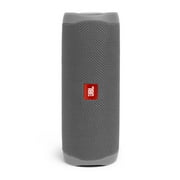 Open Box JBL Portable Bluetooth Speaker with Waterproof, Gray, JBLFLIP5GRYAM-B