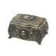 thumbnail image 1 of Veronese Design Caja de baratijas con diseño de camafeo de calavera humana con acabado en bronce metálico Veronese Design WU77697A4, 1 of 4