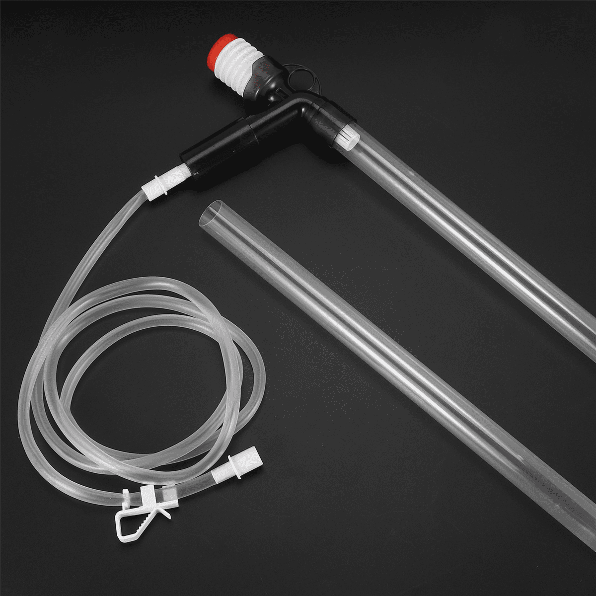 Aquarium Gravel Vacuum Fast Fish Tank Siphon Cleaning Seaweed Scraper