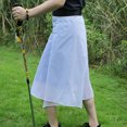 thumbnail image 3 of Cheers.US Rain Skirt, Ultra Light Thin Rain Skirt, Waterproof Lightweight Kilt, reathable Windproof Raincoat Rainwear Liner, Packable Windbreak Kilt Skirt for Cycling Riding Camping Hiking, 3 of 5