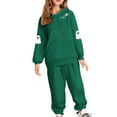 thumbnail image 2 of Tdoqot Girls Halloween Outfits Set- Fashion Cute Loose Long Sleeve Kids Clothes Sweatpants and Sweatshirt Army Green Size 2 Years, 2 of 5