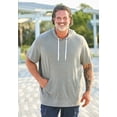 thumbnail image 3 of KingSize Men's Big & Tall Short Sleeve Jersey Hoodie, 3 of 3