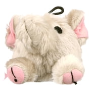 Petmate Booda Zoobilee Dog & Puppy Squatters Plush Dog Toy, Multicolor, Small, Pack of 2