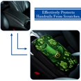 thumbnail image 5 of Saint Patrick's Day Soft Furry Printed Car Armrest Mat 12.5x8.2 Inch - Comfortable Armrest Cover & Accessories, 5 of 6