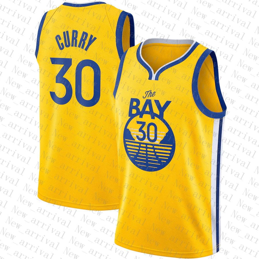 NBA_ Jersey Basketball''nba''Golden State''Warriors''2022 New Stephen 30  Curry James 33 11 Thompson Wiseman Klay 75th Anniversary 