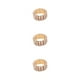thumbnail image 5 of Anillo de compromiso Sonducket único con diamantes deslumbrantes aleación dorado 3 filas, 5 of 6