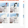 thumbnail image 6 of Adjustable Aluminum Boat Seat Pedestal,13.39-19.2 " Height,5" Slide Lock Base for Fishing Chairs and Marine Boating Accessories, 6 of 12