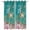 Turquoise Light Brown, variant on Outdoor Curtains for Patio Waterproof, Brown Turtle Coastal Windproof Pravicy Outside Porch Blackout Curtain, Summer Beach Coral Seahorse Botanical Sun Blocking Grommets Curtains 2 Panels 54"x95"