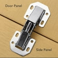 thumbnail image 3 of Door Hinge Set, Noiseless Door Hinge Stable and Durable 20PCS 4 Inch Surface Mounted  for Blind Window, 3 of 7