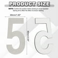 thumbnail image 2 of Number 5 Self Adhesive House Address Numbers for Outside 3.54x1.93 inch, 2 of 6