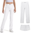 thumbnail image 4 of Teen School Uniforms For Boys Straight Pants With Pockets Pull On Chino Pants Stretch Pants Boy Purple Uniform Pants Boys Back To School Clothes Teen Boys Clothes 15-16 Years, 4 of 5