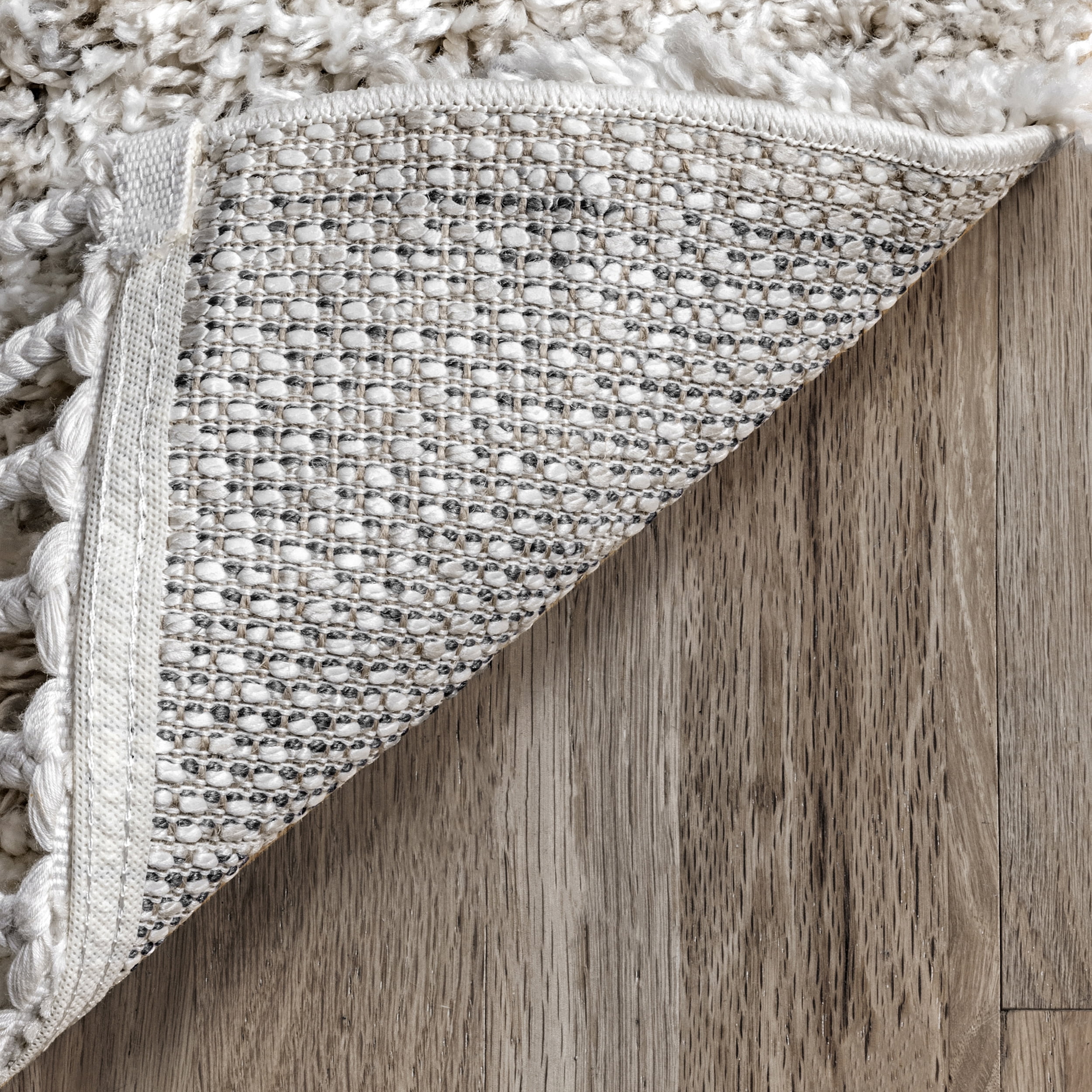 nuLOOM Brooke Contemporary Shag Accent Rug, 2' x 3', Ivory