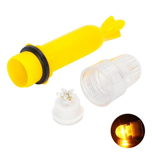 Fugacal Beacon Light,Boat Lamp,LED Beacon Lamp Intelligent Light Control IP65 Waterproof for Marine Ship Night Fishing