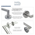 thumbnail image 7 of Transolid TTB24-BS Turin 24-inch Towel Bar, Brushed Stainless, 7 of 7
