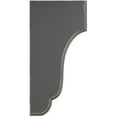 thumbnail image 2 of Ekena Millwork 5 3/4"W x 7"D x 14"H Capistrano Mission Wood Vintage Decor Corbel, Black, 2 of 6