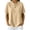 #164-Khaki, variant on Craaazy Short Sleeve Sweatshirts for Women Solid Color Henley Neck Button Front Casual Loose Fashion Summer Tops for Daily Wear