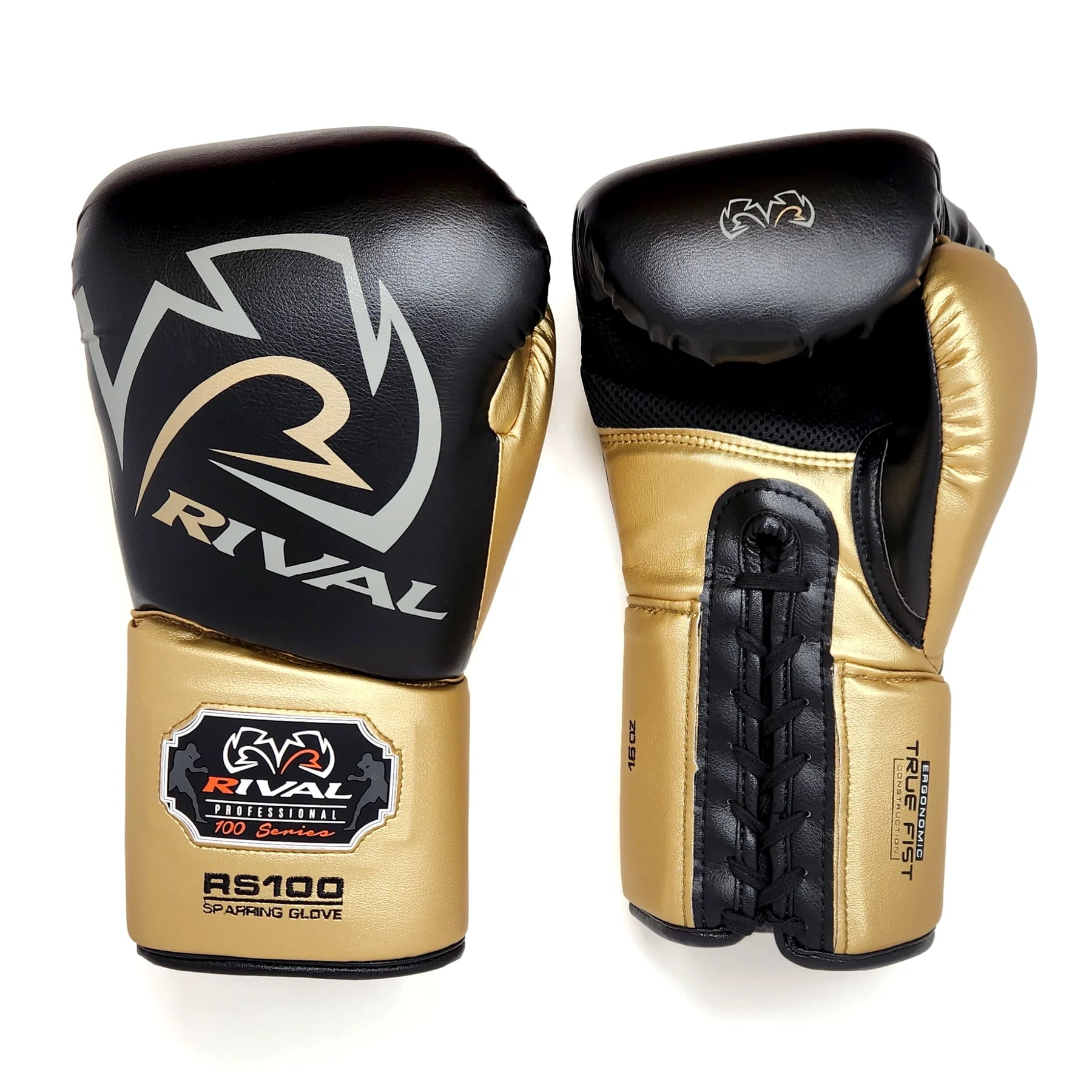 RIVAL Boxing RS100 Pro Lace-Up Sparring Gloves - 14 oz