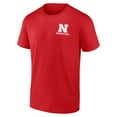 thumbnail image 2 of Men's Scarlet Nebraska Huskers Staycation T-Shirt, 2 of 3