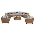 thumbnail image 2 of TK Classics Laguna Wicker 8 Piece Patio Conversation Set with 2 Sets of Cushion Covers, 2 of 3