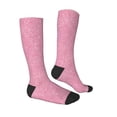 thumbnail image 3 of Balery Glitter Pink Fun Novelty Socks Men'S Women'S Crew Socks Funny Crazy Novelty Socks Quirky And Cool Socks, 3 of 9