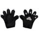 thumbnail image 2 of Guantes de animales para hombres y mujeres, accesorios de cosplay, guantes de peluche con forma de pata de gatito para adultos Negro Gris, 2 of 9