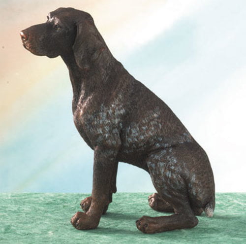 German Shorthair Dog Hand Painted Figurine 3" to 4" 