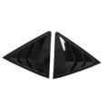 thumbnail image 1 of 2pcs Gloss Black Rear Side Window Louvers Trim Air Vent Scoop Shade Cover Replacement for Corolla 2014?2018, 1 of 5