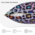 thumbnail image 5 of KLL Rainbow Animal Skin Decorative Throw Pillow Covers Velvet Soft for Couch Sofa Bedroom Living Room Outdoor - 16"x16", 5 of 8