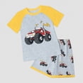 thumbnail image 3 of Toddler Boy Summer Outfit Cartoon Printed Short Sleeve Shorts Clothes Casual Summer Kids Suit Boys Clothing Set 2-8T, 3 of 4