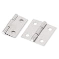 thumbnail image 4 of Unique Bargains Wood Case 1-inch Length Square Corner Stainless Steel Door  Hinge 22pcs, 4 of 4