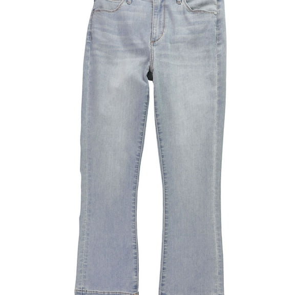 Articles of Society Womens London Flared Cropped Jeans, Blue, 27
