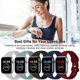 thumbnail image 3 of Paquete de 5 bandas compatibles con Apple Watch Band 38 mm, 40 mm, 41 mm, 42 mm, 44 mm, 45 mm, compatibles con Iwatch Series 7 6 5 4 3 2 1 Se Mujeres Hombres Negro/rojo vino/c, 3 of 5