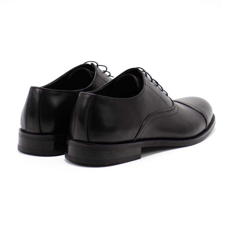 NEW HAKKI men\'s cinque leather oxford shoes in black Hakki Men main image 3