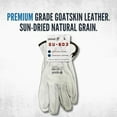 thumbnail image 2 of Cestus GU-603, 1 Pair Premium Goatskin Leather Work Glove, Unlined, 2 of 3