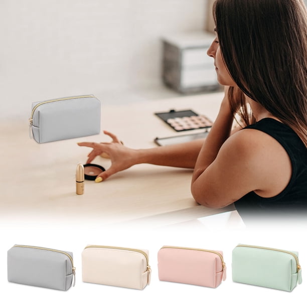 XWSHYW Contenedores de Almacenamiento Bolsa de Maquillaje Octogonal para Mujer, Bolsa de Viaje Portátil, Bolsa de Almacenamiento, Bonita Bolsa de Lavado Cuadrada