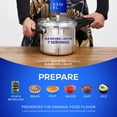 thumbnail image 6 of Universal 6.3Qt / 6L Anti-Rust Ultra Pressure Cooker for 7 Servings, Aluminum Pressure Cooker, Even Heat Distribution, Diameter 9.4 in - 24 cm / Height 9.6 in - 24 cm, 6 of 7